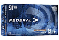 FEDERAL  AMMO POWER-SHOK .270 WIN. 150GR. SP 20 rounds per box