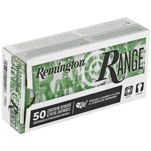 Load image into Gallery viewer, Remington Range 9mm Luger Ammo 115 Grain Full Metal Jacket(50 rounds per box)