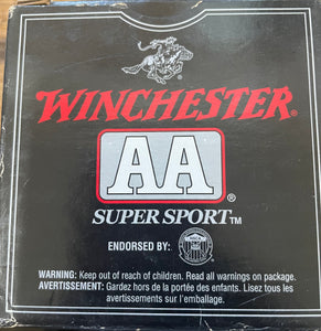 Winchester AA Target 20 Gauge 2 3/4" Target #7.5 Lead Shot 7/8 oz. 25 rounds per box
