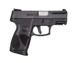 Taurus 1G2C93112 G2C 9mm Luger 3.20″ 12+1 Black Black Polymer Grip