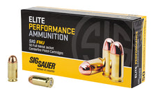 Load image into Gallery viewer, Sig Sauer, Elite Performance Ball, 45 ACP, 230 Grain, Full Metal Jacket, 50 Rounds per  Box
