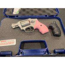 Load image into Gallery viewer, S&W 642 .38SPL+P REVOLVER 1.875" FS 5-SHOT SS PINK RUBBER GRIPS 150466