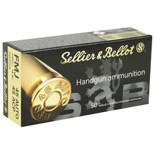 Load image into Gallery viewer, Sellier and Bellot 45 acp 230 FMJ 50 ROUNDS PER BOX