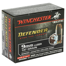 Load image into Gallery viewer, Winchester PDX1 9mm Luger Ammo 147 Grain Bonded Jacketed Hollow Point (20 rounds per box)