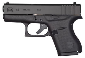 GLOCK 43 9MM LUGER FS 6-SHOT BLACK Pistol UI4350201