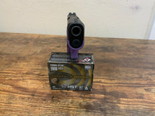 Load image into Gallery viewer, GLOCK 43X G43X HGA 9MM 3.6 IN BBL FS 5LB BLACK 2 10RD MAGS CERAKOTE PURPLE FRAME

