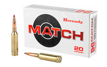 Load image into Gallery viewer, Hornady Match 6mm Creedmoor 108 Grain ELD Match 20 Round Box
