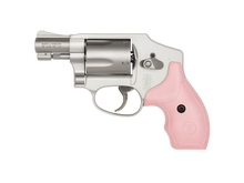 Load image into Gallery viewer, S&W 642 .38SPL+P REVOLVER 1.875" FS 5-SHOT SS PINK RUBBER GRIPS 150466
