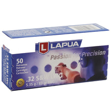 Load image into Gallery viewer, Lapua Wadcutter 32 S&W Long Ammo 83 Grain Lead Wadcutter (50 rounds per box)