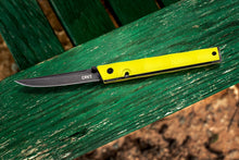 Load image into Gallery viewer, CRKT CEO Bamboo Liner Lock Knife GRN (3.1" Black Stonewash) 7096YGK