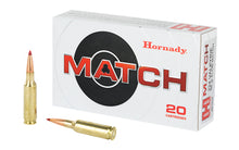 Load image into Gallery viewer, Hornady Match 224 Valkyrie 88 Grain ELD Match 20 Round Box