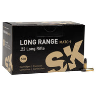 SK Long Range Match 22 Long Rifle Ammo 40 Grain Lead Round Nose 500 rounds per box