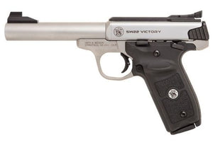 S&W SW22 Pistol VICTORY TARGET 5.5" ADJ. 10-SHOT STAINLESS 11536