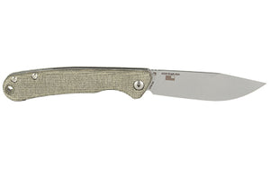 Kershaw, Federalist, Folding Knife, 3.25" Blade, Clip Point, Stonewashed Finish, CPM 154 Stainless Steel, Green Micarta Grips