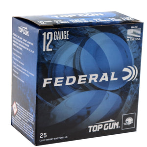 Federal Top Gun Lite 12 Gauge 2 3/4" 1 1/8oz #7.5 Shot 25 round box