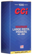 CCI Standard Primers #350 Magnum  Large Pistol Primers 1000 per box