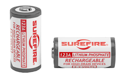 Surefire Battery LFP123 Rechargeable 2/Pack White