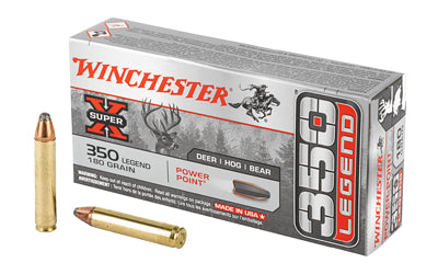 Winchester Ammunition, Super-X, 350 Legend, 150 Grain, Power Point, 20 Rounds per box