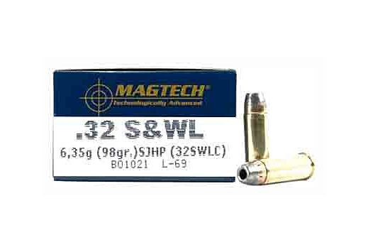 MAGTECH AMMO .32S&W LONG 98GR. SEMI JHP 50 rounds per box