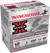 Load image into Gallery viewer, Winchester super X 12 gauge 3” BB Shot  25 rounds per box
