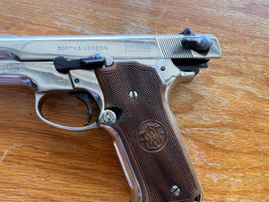 S&W model 59 “nickel” finish 9mm plus 2 mags