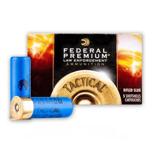 Federal Law Enforcement 12 Gauge Ammo 2-3/4" Hydra-Shok Rifled Slug 5 rounds per box