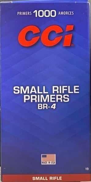 CCI Standard Primers BR4 Small Rifle 1000 per box