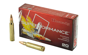 Hornady, Superformance, 556NATO, 55 Grain, limited to per 5 checkout GMX, Lead Free, 20 Round Box, California Certified Nonlead Ammunition 20 rounds per box