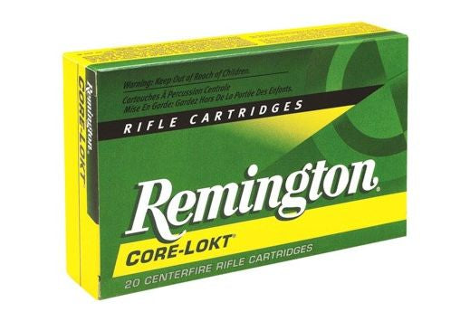 REMINGTON .25-06 REM 100 Grain  CORE-LOKT 20 rounds per box