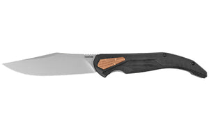 Kershaw, Strata, Folding Knife, 4.5" Silver Blade, Black Bead Blasted