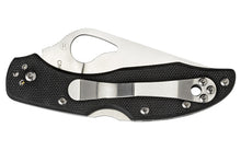Load image into Gallery viewer, Spyderco, Byrd, Meadowlark 2, 3&quot; Folding Knife, Clip Point, Plain Edge, 8Cr13MoV/Satin, Black G10, Oval Thumb Hole/Pocket Clip

