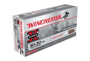 WINCHESTER AMMO SUPER-X .30-30 WIN. 150GR. POWER POINT 20-PACK