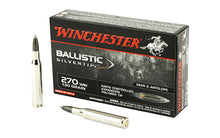 Load image into Gallery viewer, Winchester Ammunition, Ballistic Silvertip, 270 Win, 130 Grain, 20 Round Box
