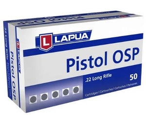 LAPUA .22 LR PISTOL 40 GRAIN  OSP - 50 ROUNDS PER BOX