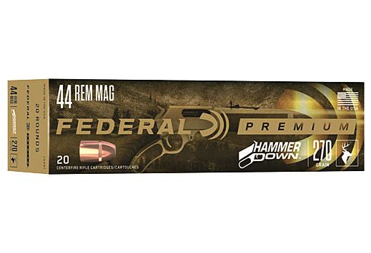 FED AMMO HAMMER DOWN .44 MAG. 270GR. JSP 20 rounds per box