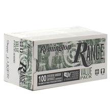 Load image into Gallery viewer, Remington Range 9 mm Luger Ammo 115 Grain Full Metal Jacket 100 Rounds Per Box
