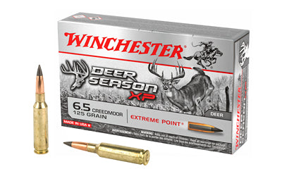 Winchester Ammunition, Deer Season, 6.5 Creedmoor, 125 Grain, Extreme Point Polymer Tip, 20 Rounds per Box