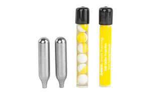 Sabre Pepper Launcher 14 Inert Projectiles + 2 CO2 Cartridges Yellow