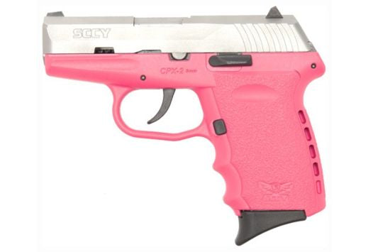 SCCY CPX2-TT PISTOL DAO 9MM 10RD SS/PINK (NO SAFETY)