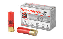 Load image into Gallery viewer, Winchester Ammunition, Super-X, 12 Gauge, 3&quot;, #5, 1.875 oz., Shotshell, 10 Rounds per Box
