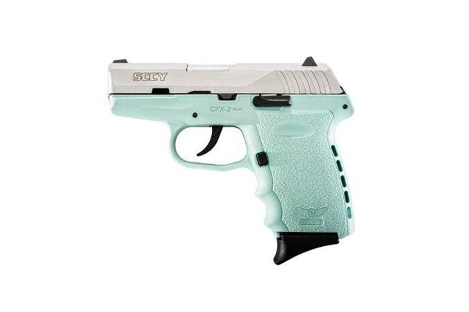 Sccy CPX-2 9MM Pistol SS/BLUE 10+1 BLUE POLYMER FRAME NO SAFETY 9mm pistol  CPX2TTSB
