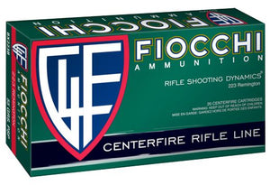 FIOCCHI AMMO .223 REM two per checkout 55GR.  50 round pack