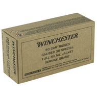 Winchester  38 Special  130 Grain FMJ 50 rounds per box
