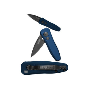 Kershaw Launch 4 CA Legal Automatic Knife Blue (1.9" Black) 7500BLUBLK
